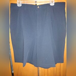 Haggar Men’s Dress Golf Shorts Black Size 36 Stretch Comfort Waist